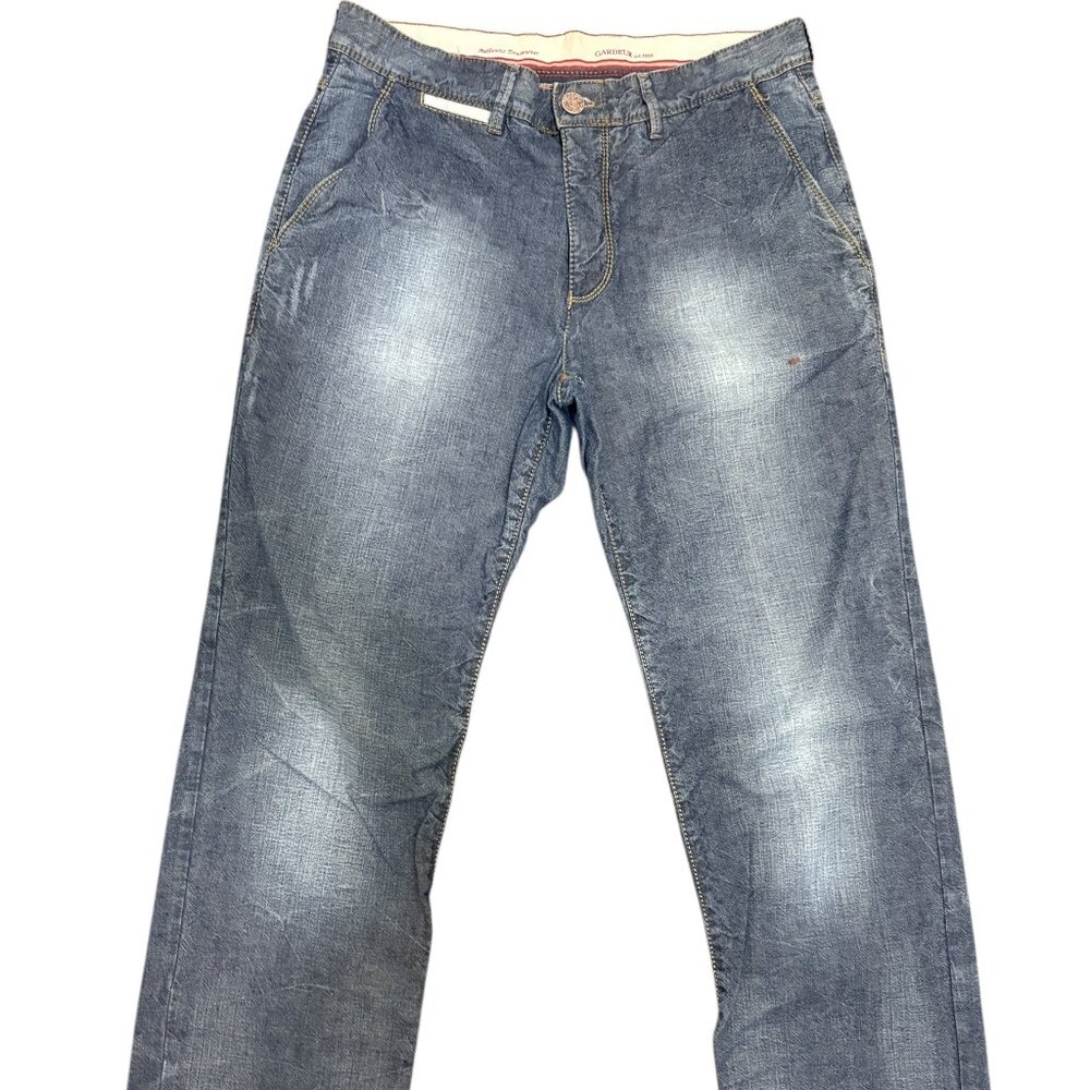 Atelier Gardeur Blue Jeans Pants Mens Size 34x34